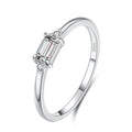 Charm Luxury Real 925 Stelring Silver Green Tourmaline Fashion Finger Rings For Women Fine Jewelry Accessories New Bijoux