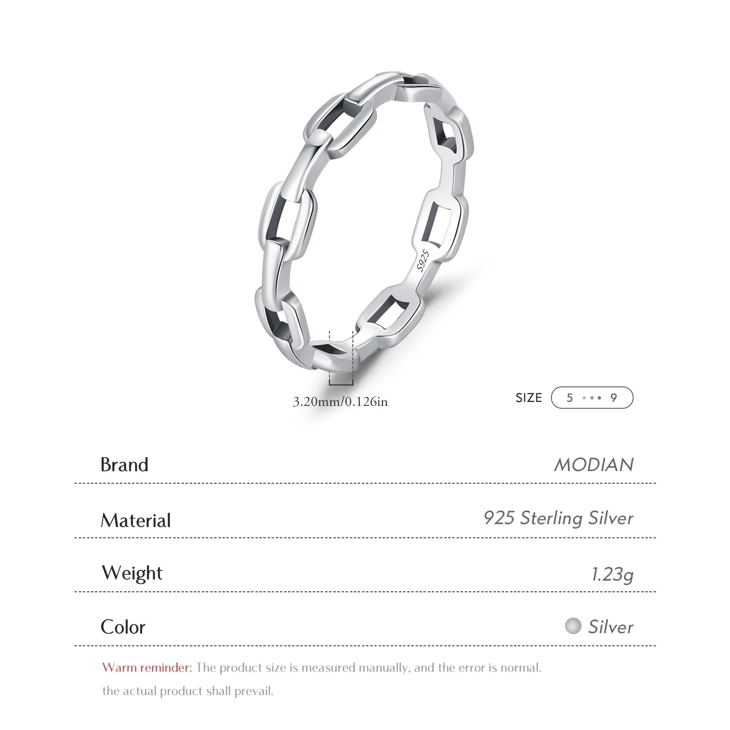 925 Sterling Silver Daily Retro Lock Eternity Bands Rings Vintage Stackable Party Fine Jewelry For Women Accessories