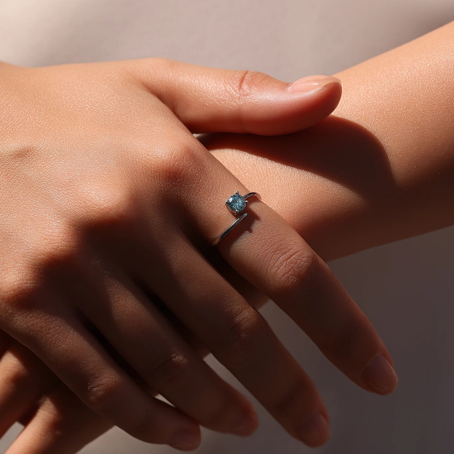D Color Green Moissanite Free Size Ring 925 Sterling Silver Polishing Line Lab Diamond Finger Ring For Women Fine Jewelry