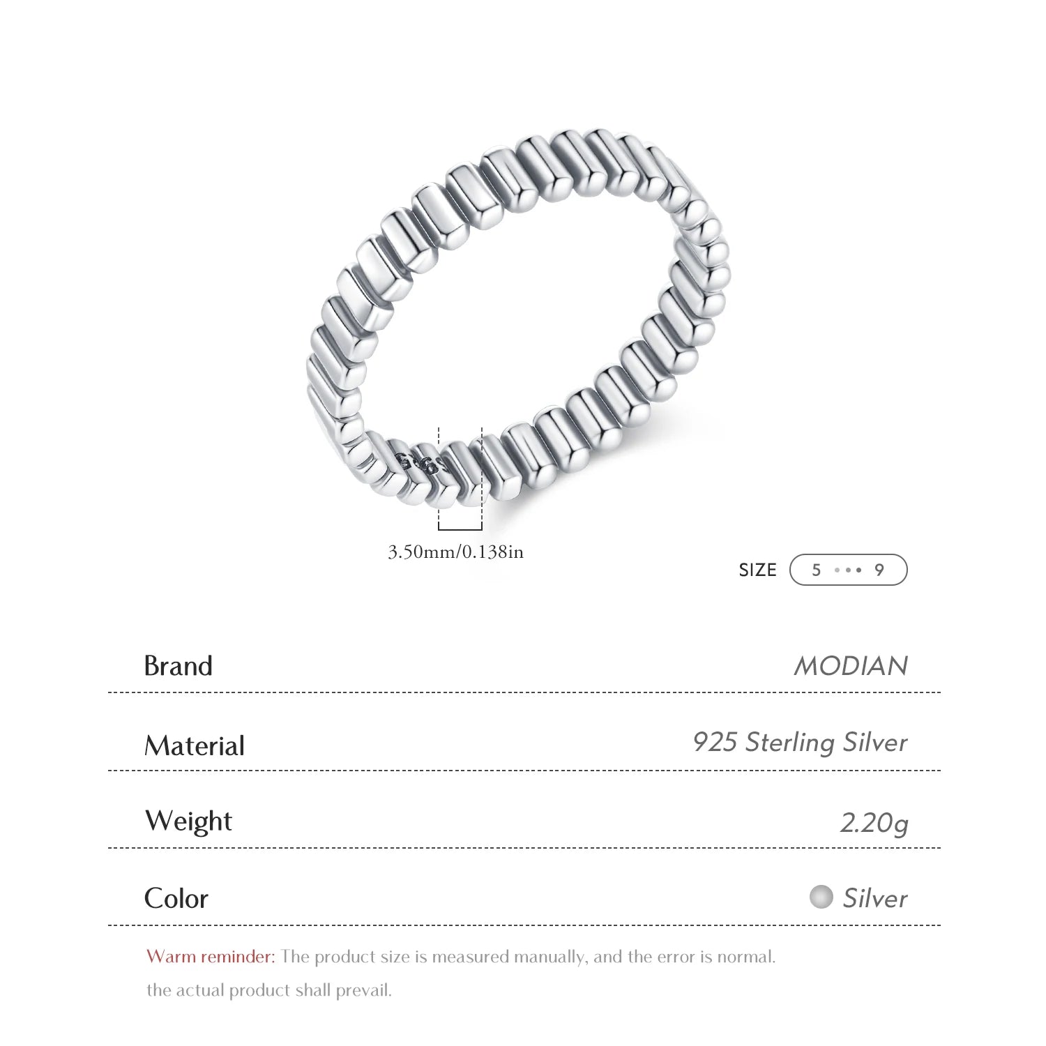 925 Sterling Silver Vintage Exquisite Geometric Stackable Eternity Band Rings For Women Retro Daily Fine Jewelry Gifts