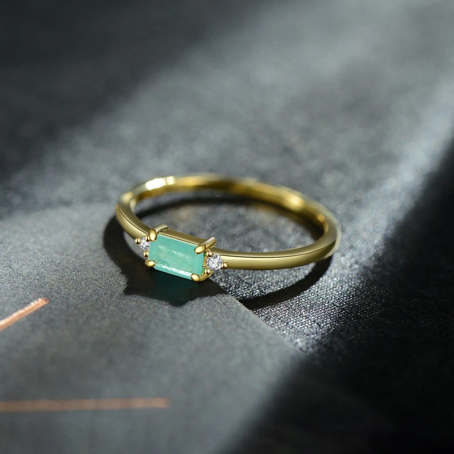 Charm Luxury Real 925 Stelring Silver Green Tourmaline Fashion Finger Rings For Women Fine Jewelry Accessories New Bijoux