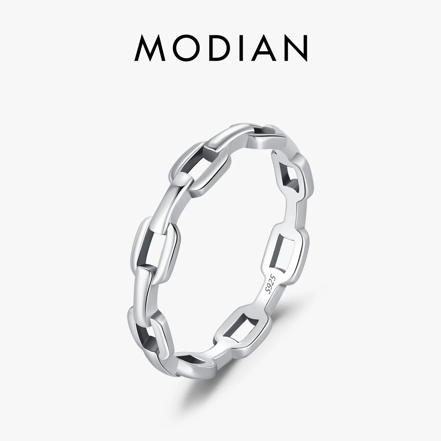 925 Sterling Silver Daily Retro Lock Eternity Bands Rings Vintage Stackable Party Fine Jewelry For Women Accessories